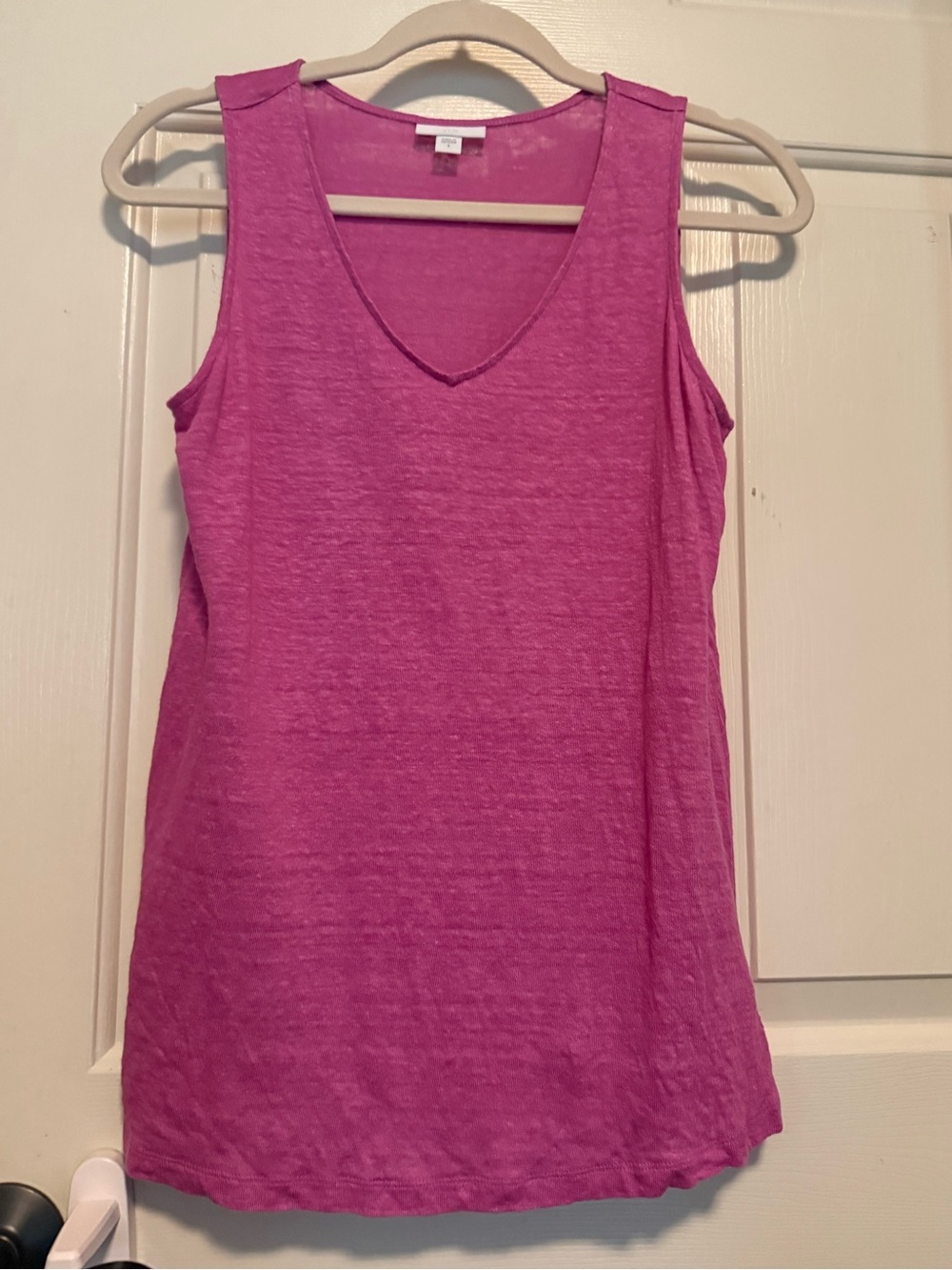 J. Jill Fuchsia V-Neck Sleeveless Tank